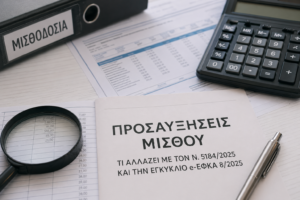 Read more about the article Προσαύξησεις και ασφαλιστικές κρατήσεις