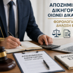Αποζημίωση Δικηγόρων Οιωνεί Δικαστών – Φορολογία & Δήλωση Ε3