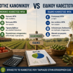 Αγρότες: Ειδικό ή Κανονικό Καθεστώς ΦΠΑ