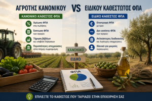 Αγρότες: Ειδικό ή Κανονικό Καθεστώς ΦΠΑ