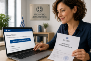Έκδοση Ποινικού Μητρώου Online