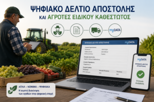 Ψηφιακό Δελτίο Αποστολής και Αγρότες Ειδικού Καθεστώτος